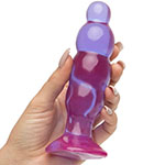 Пример елочек для анальных игр фиолетового цвета Doc Johnson Spectra Gels Anal Stufferе