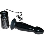 Черная вибропробка для ануса PipeDream Anal Fantasy Collection Vibrating Thruster с пультом