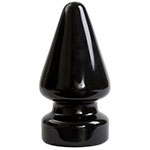 Большая черная анальная пробка Doc Johnson Butt Plug Diameter Ass Master
