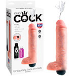 Фото коробки с кончающим фаллоимитатором PipeDream 10 Squirting Cock with balls 