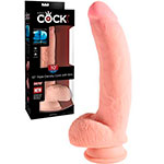 Изображение коробки с фаллоимитатором Pipedream 10 Triple Density Cock with Balls с присоской