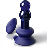 Фиолетовая пробка анальная Pipedream Icicles Hand Blow.