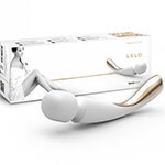 Белая коробочка с люксовым вибромассажером Lelo Smart Wand Medium
