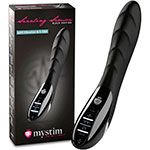 Черный мощный миостимулятор Mystim Sizzling Simon Black Edition с коробочкой