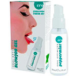 Прозрачный мятный гель для орального секса с охлаждающим эффектом Hot Gel optimizer