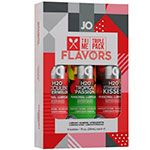 Подарочный набор ароматных оральных лубрикантов JO Tri-Me Triple Pack Flavors