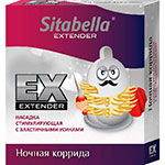 Насадка на член с усиками Sitabella Extender Ночная коррида