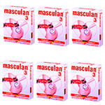 Шесть пачек презервативов Masculan Ultra Long Pleasure  №3
