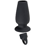 Тоннель-пробка с затычкой в черном цвете от Orion Lust Tunnel Plug with Stopper