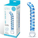 Фотография коробочки с изогнутым фаллоимитатором  Mr. Swirly Glas
