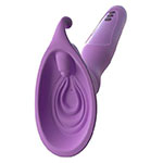 Вагинальная сиреневая вибропомпа Fantasy For Her Vibrating Roto Suck-Her