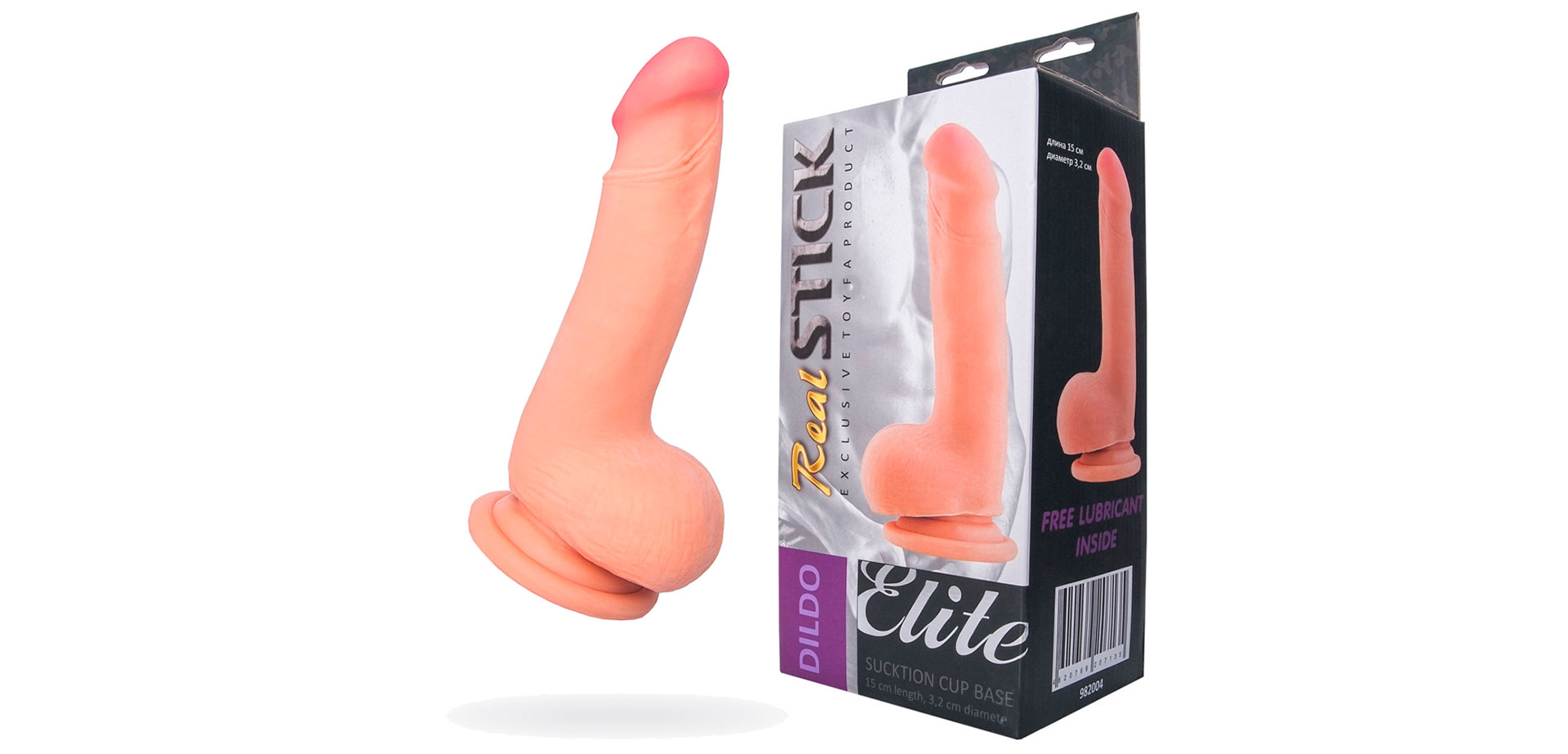 Женский фаллоимитатор Toyfa Real Stick Elite.